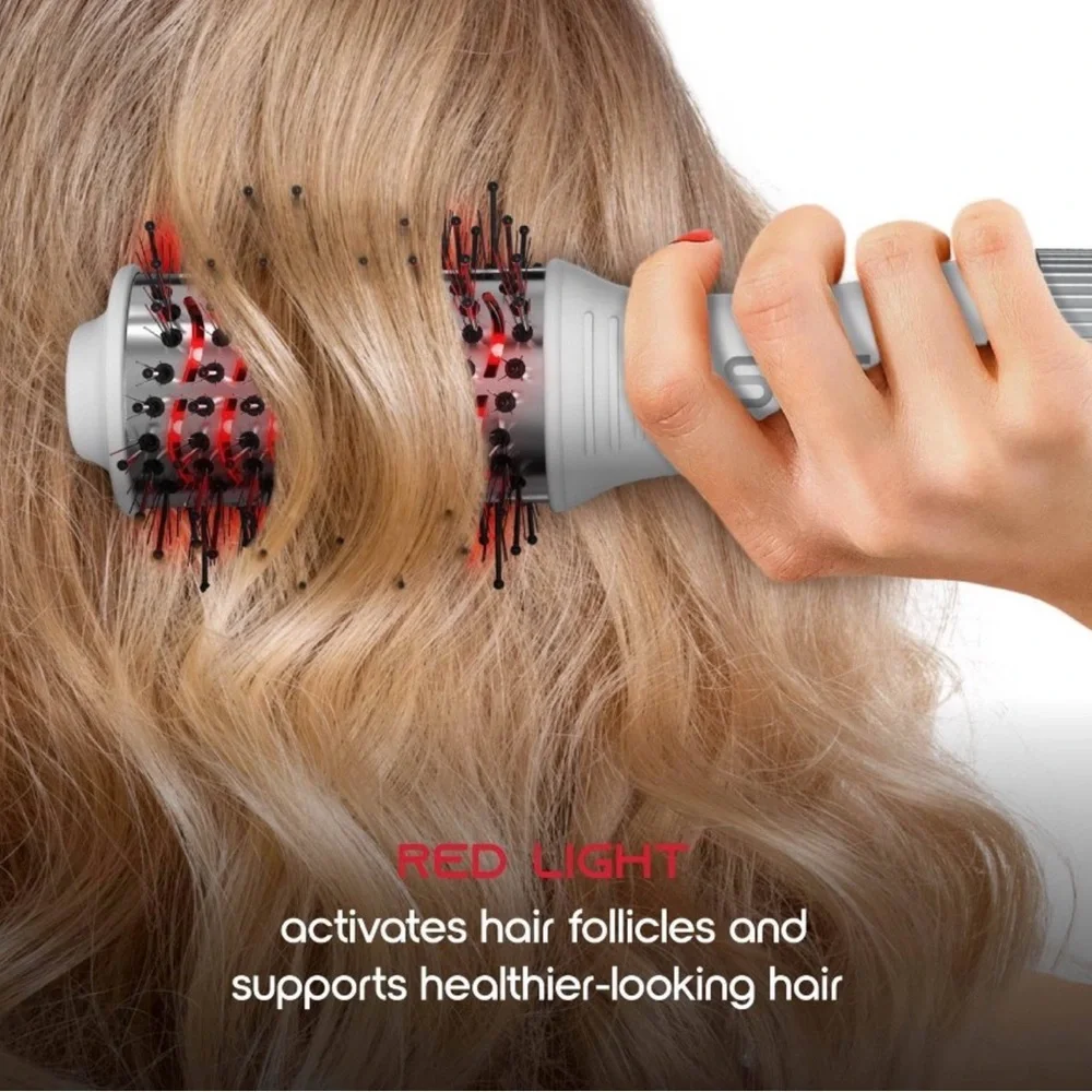 SLF Red Light Travel Dryer Hair Brush